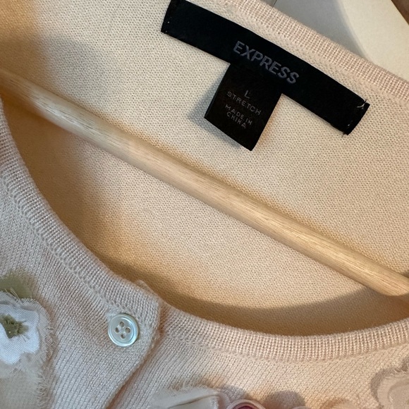 Express Button Up Light Cardigan - Picture 5 of 8